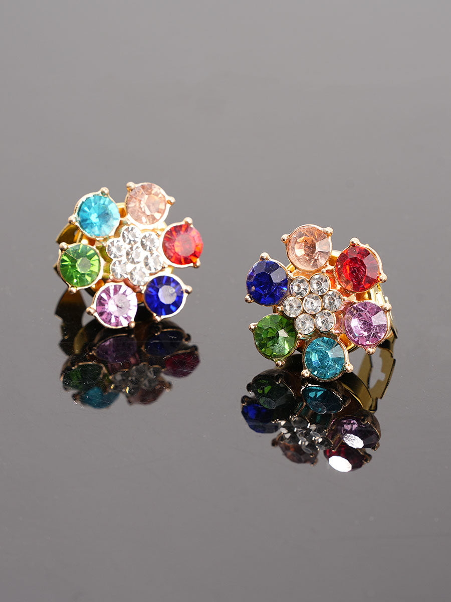 2pcs Button Covers for Shirt rhinestone cufflinks cover No Sewing Button Accessories for Women