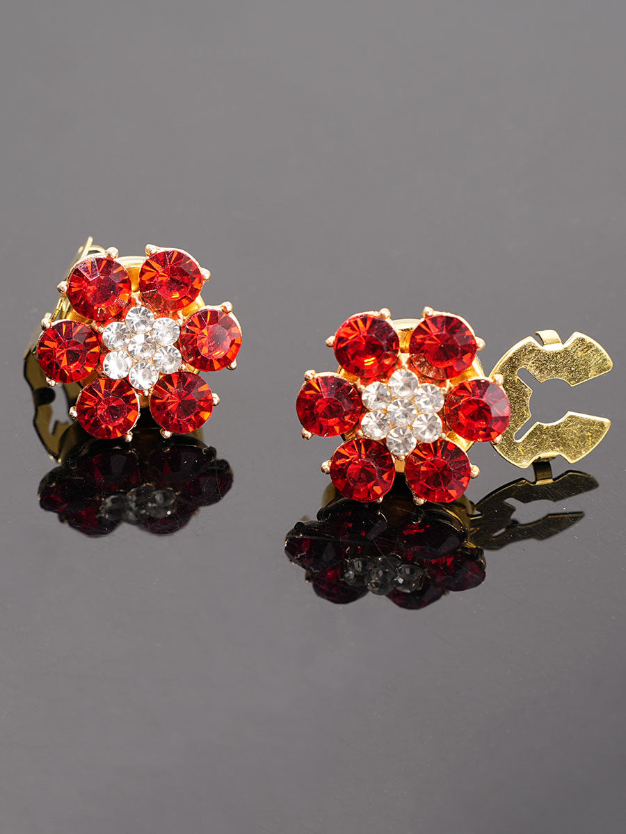 2pcs Button Covers for Shirt rhinestone cufflinks cover No Sewing Button Accessories for Women