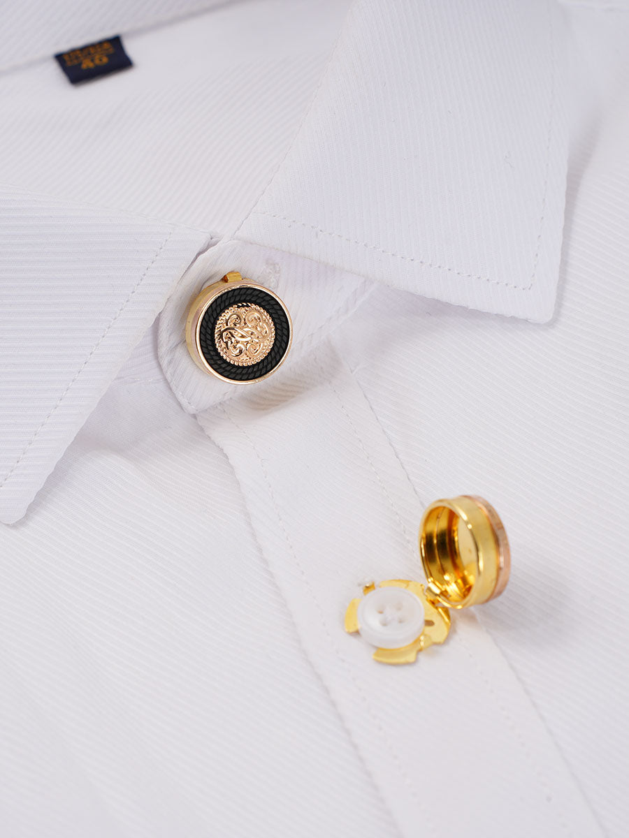 2pcs Button Covers for Shirt No Sewing Button suit Cufflinks