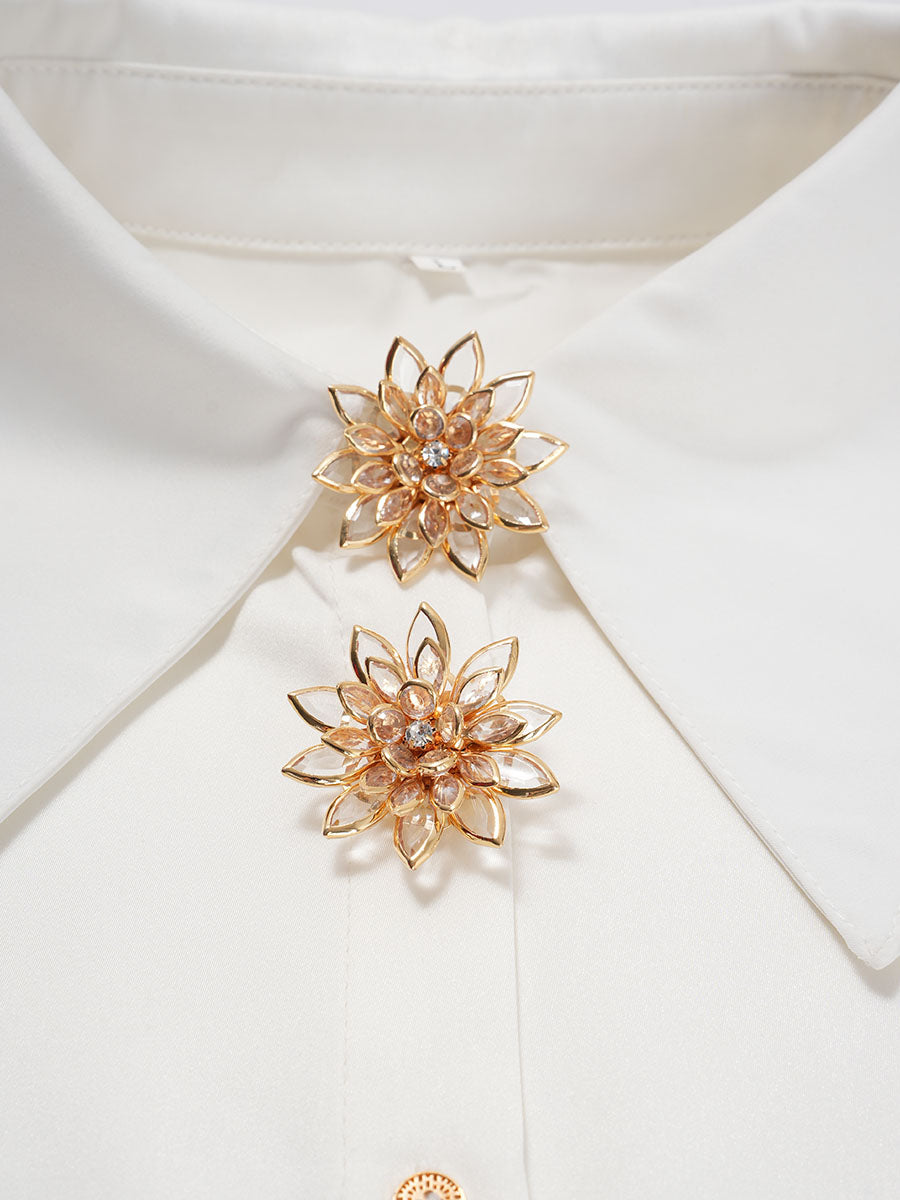 2pcs Button Covers for Shirt Metal cufflinks Dress button clip