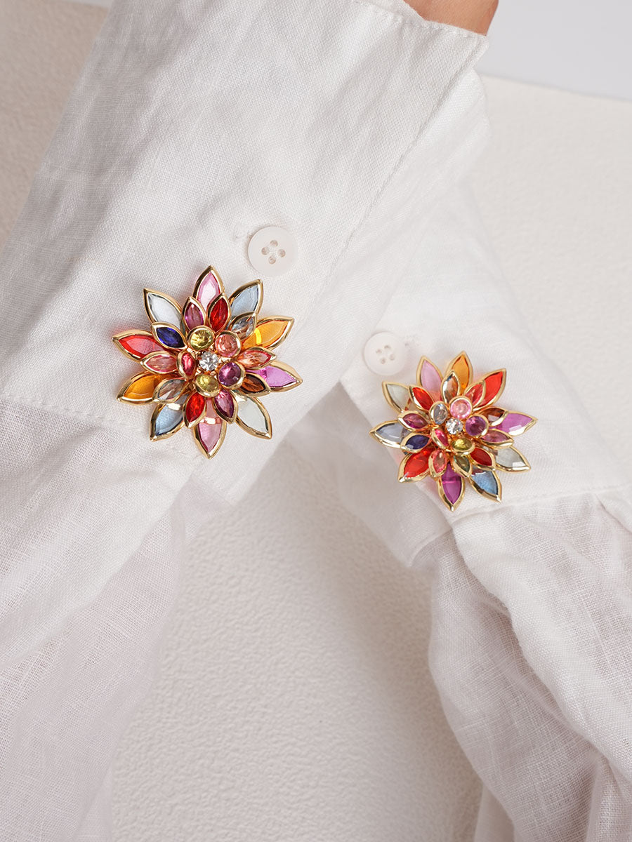 2pcs Button Covers for Shirt Metal cufflinks Dress button clip