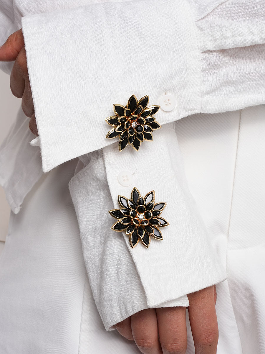 2pcs Button Covers for Shirt Metal cufflinks Dress button clip