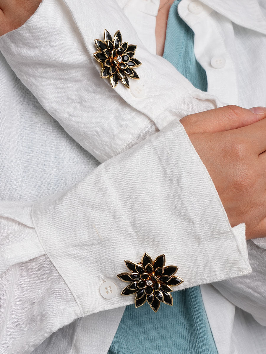 2pcs Button Covers for Shirt Metal cufflinks Dress button clip